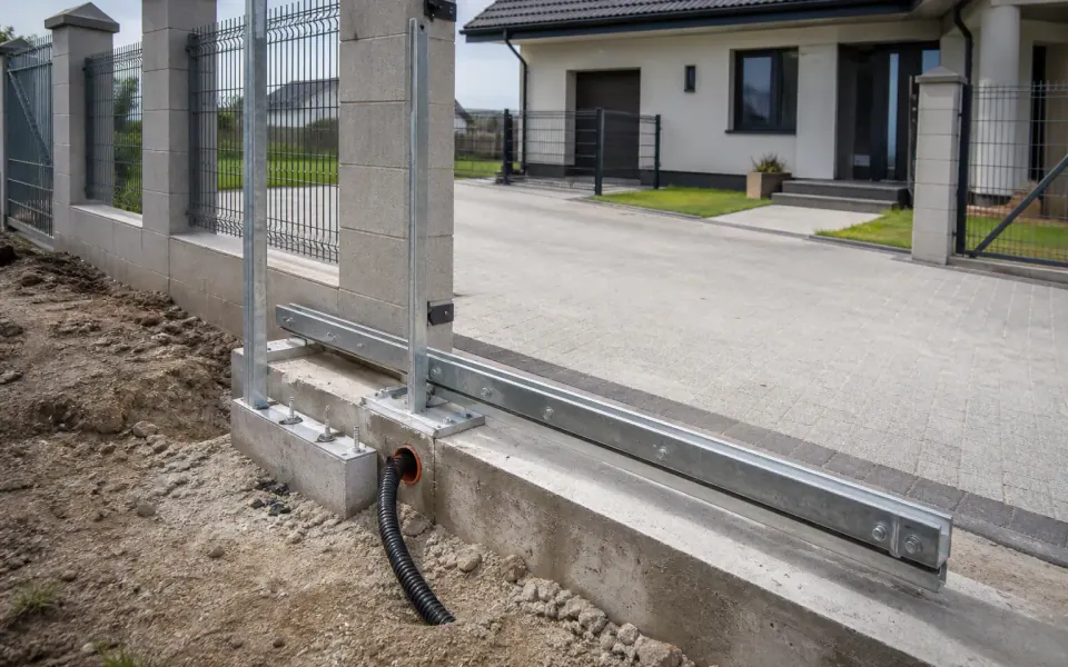 Fundament pod bramę przesuwną – jak zrobić go prawidłowo?